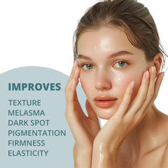 ABERA Melasma Serum Plus dropper release highlights precise application and quick absorption.