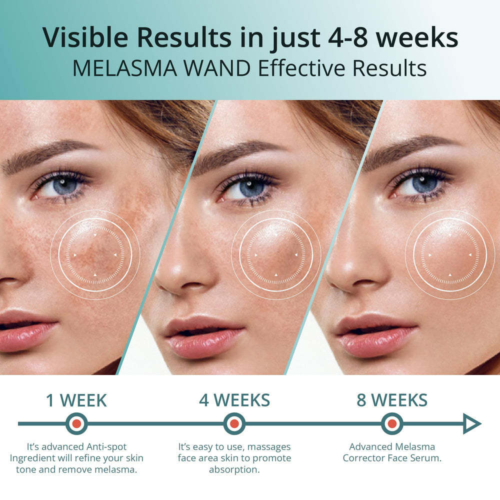 ABERA Melasma Serum Plus texture swirl shows a smooth, lightweight serum for daily use.