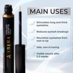 ABERA Misan eyelash serum packaging signaling a complete upgrade set