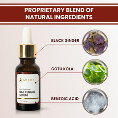 ABERA Nail Repair Serum brush-tip for precise, targeted nourishment.