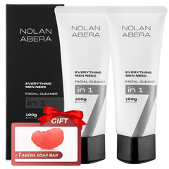 ABERA Nolan Daily Cleanser bottle for a refreshing morning routine with oil control