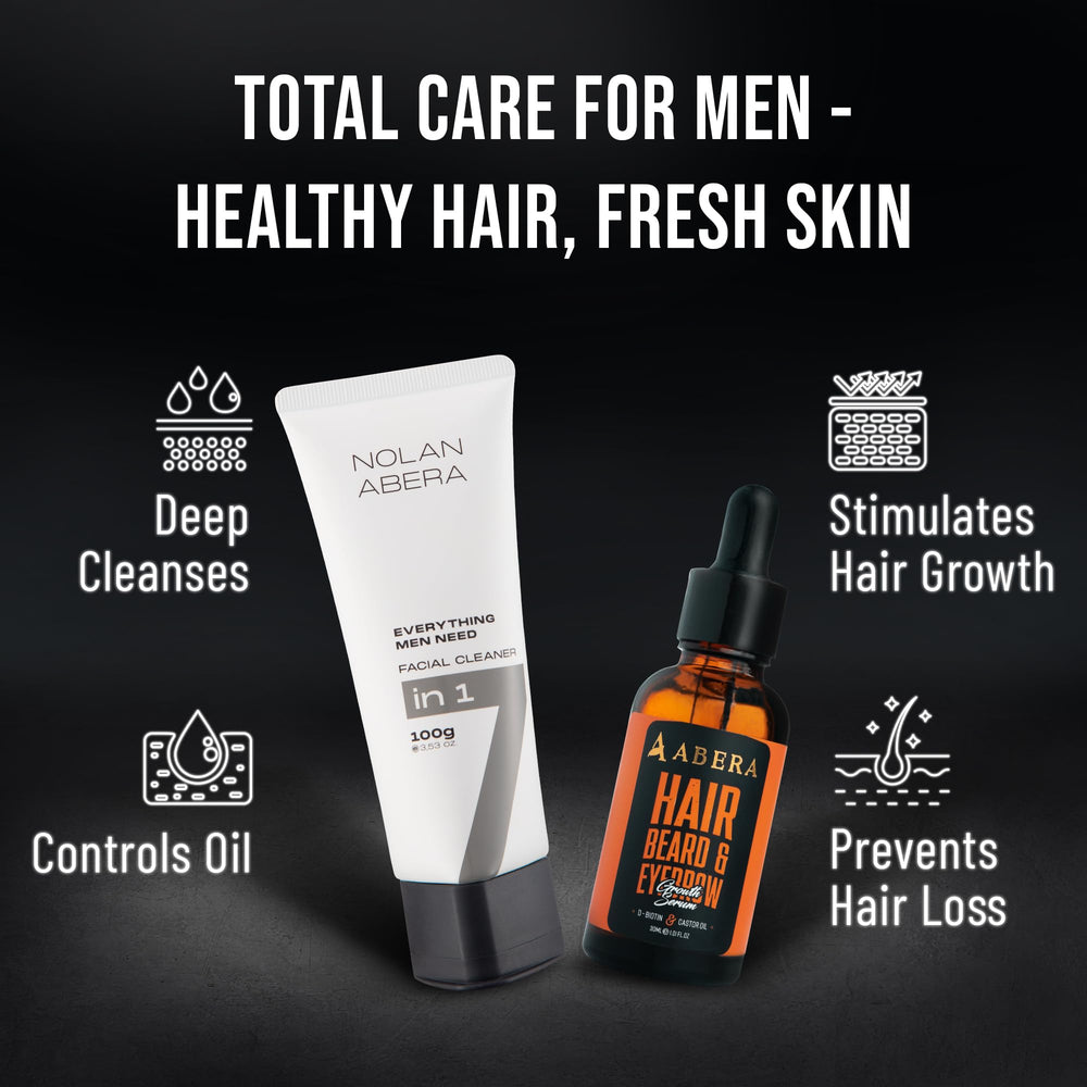 ABERA Nolan Daily Cleanser grapefruit scent energizing morning routine