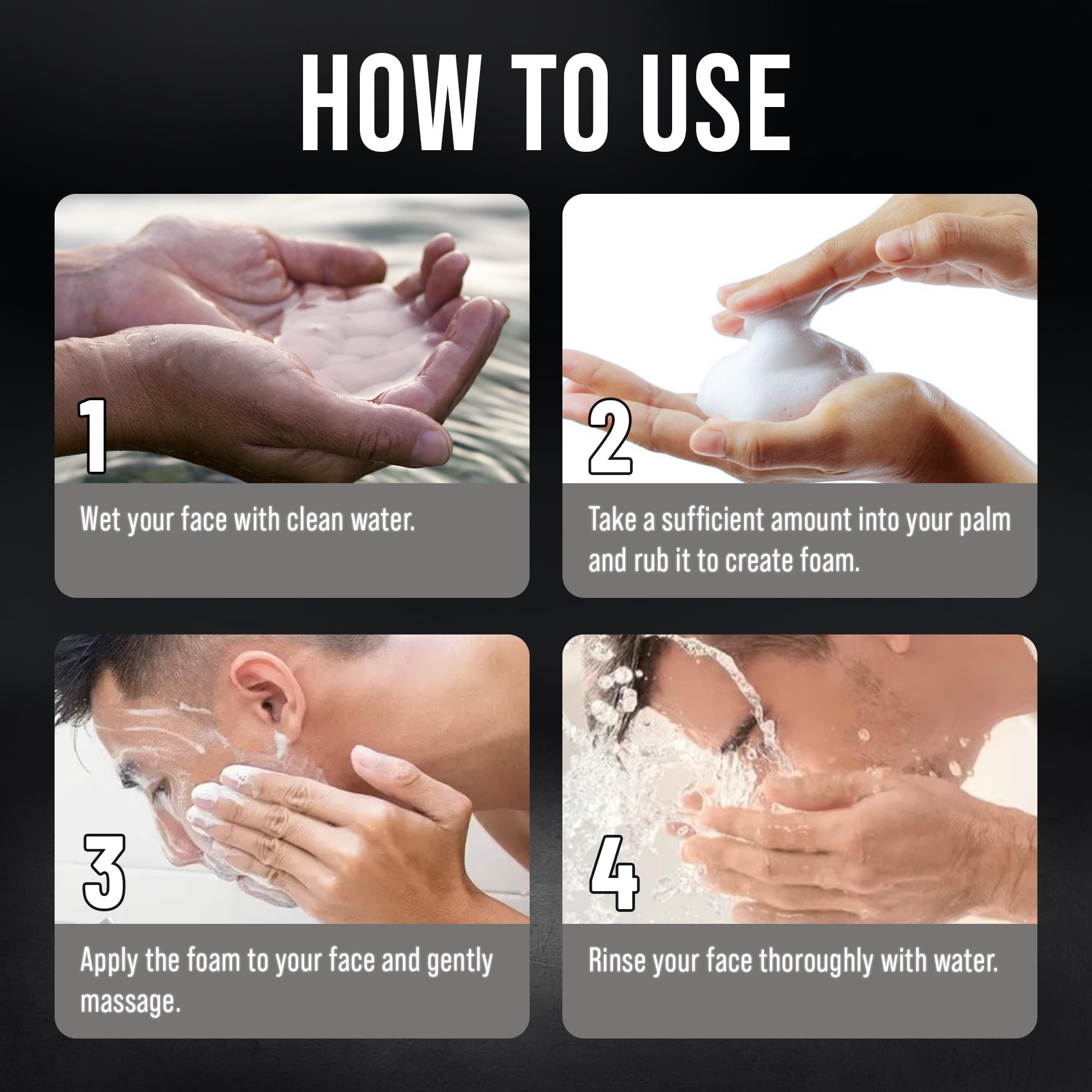 ABERA Nolan Daily Cleanser oil-control effect on shine reduction.