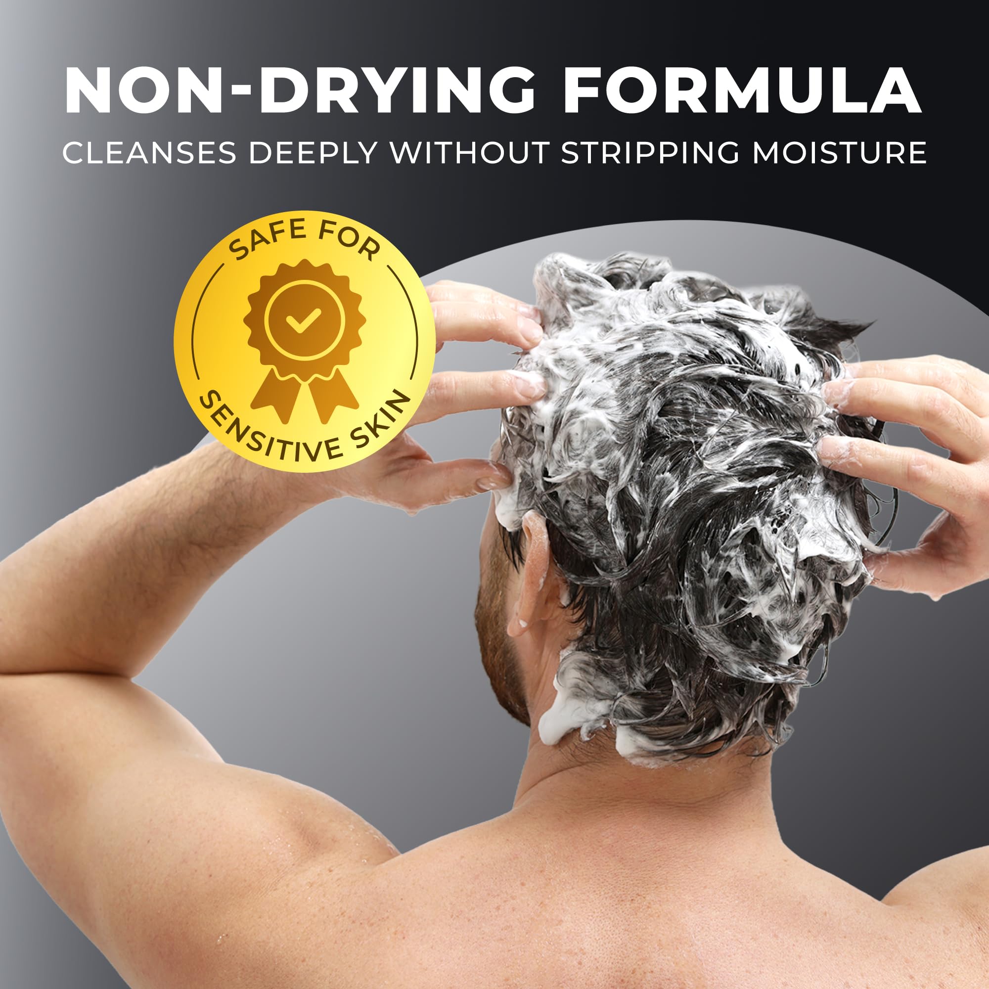 ABERA in-shower routine demonstrating easy application