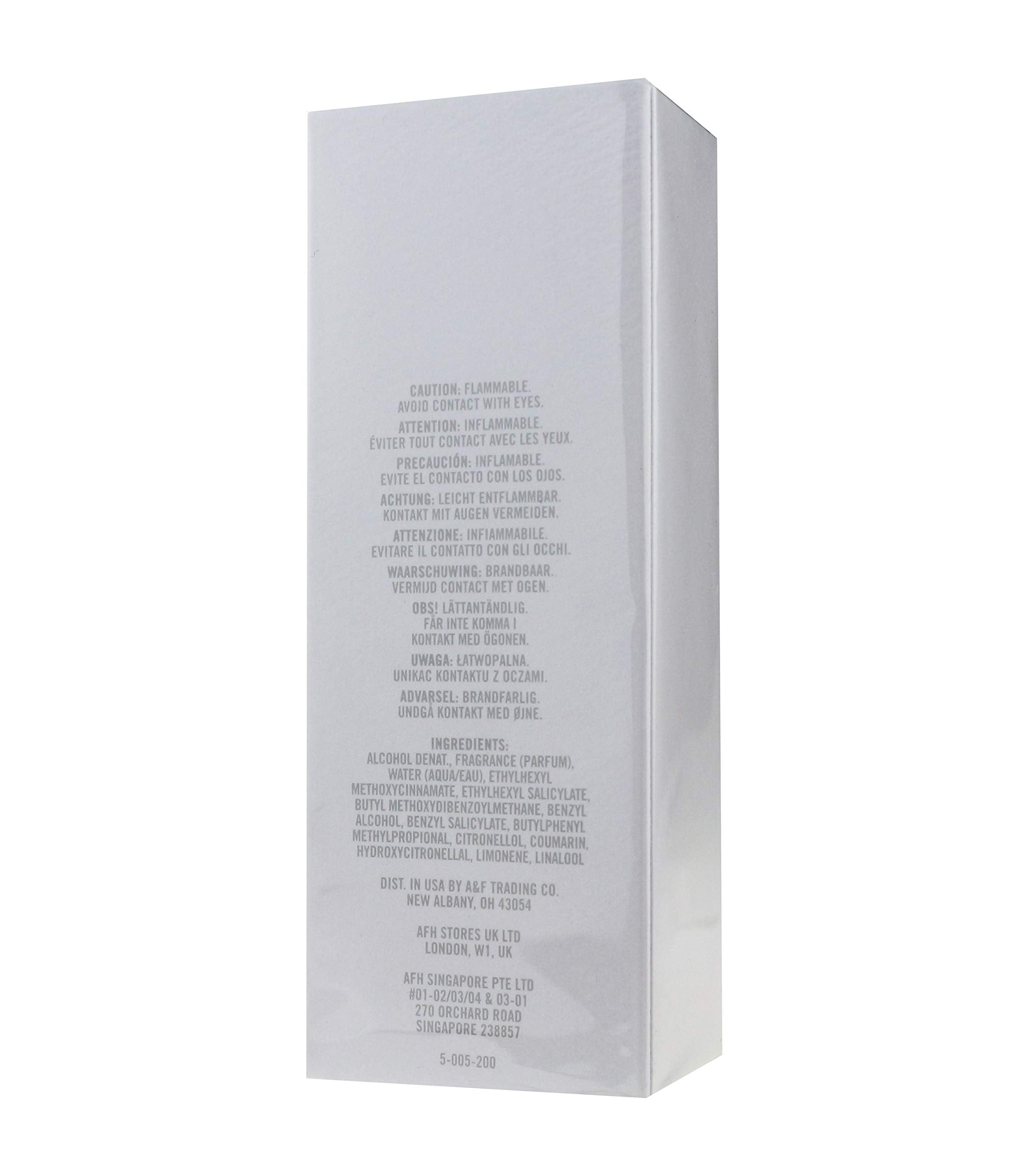 Abercrombie and Fitch Fierce EDP bottle cap detail for travel-friendly bold moments.