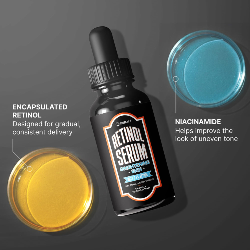 ABERA 6-in-1 serum being massaged to hydrate skin.