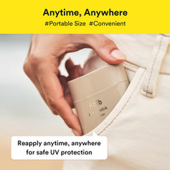 Abib Airy Sunstick is water-resistant for outdoor sports and activities.