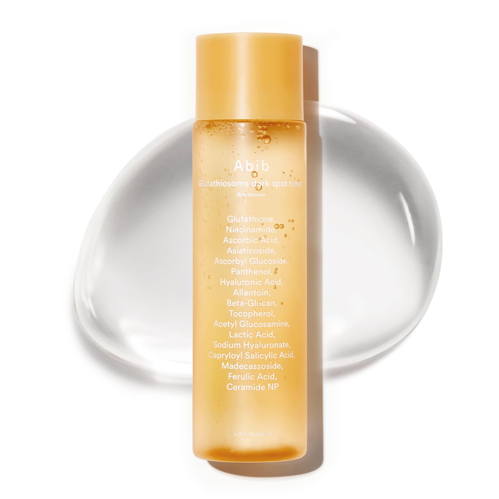 Abib Glutathiosome Dark Spot Toner bottle for daily brightening routine.