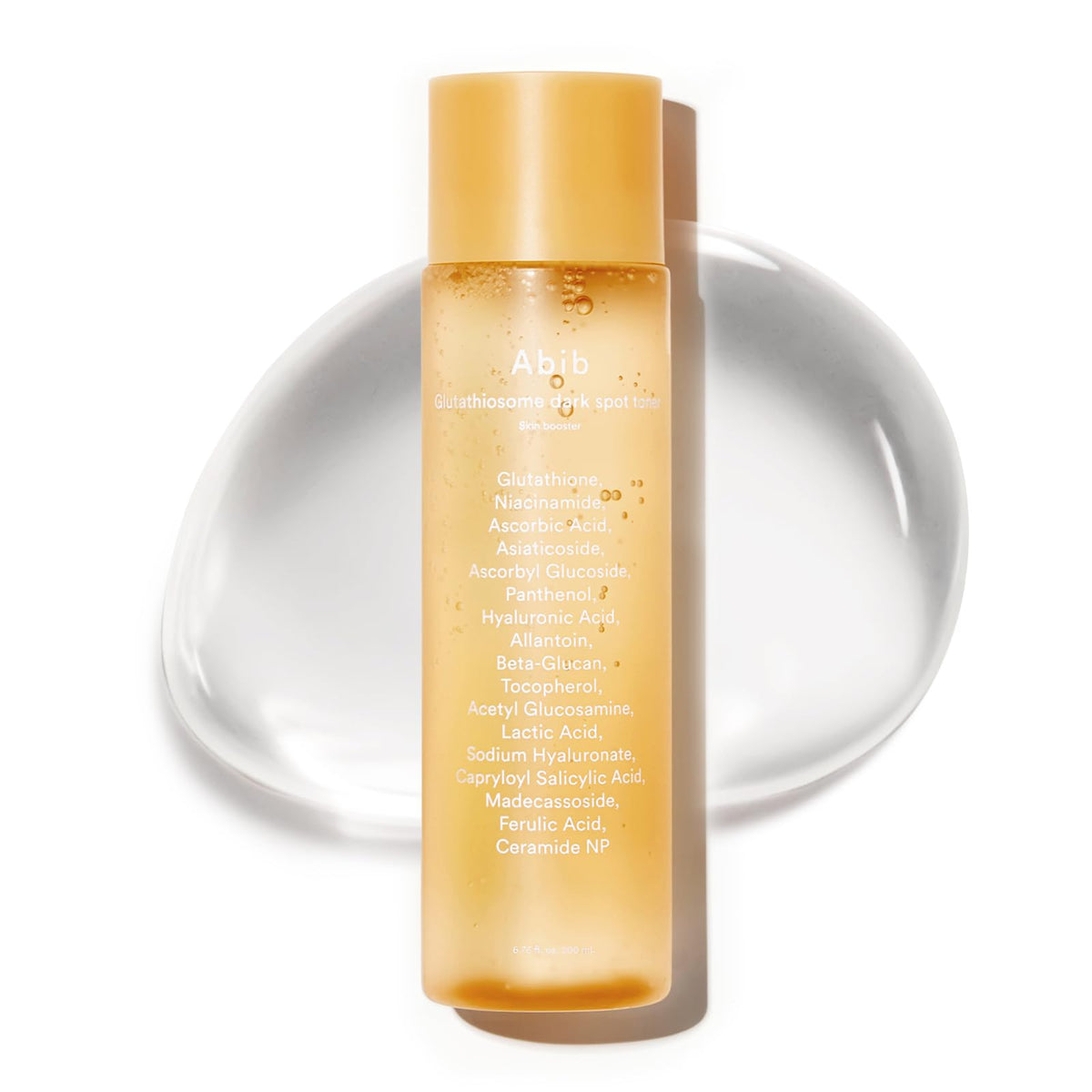 Abib Glutathiosome Dark Spot Toner bottle for daily brightening routine.