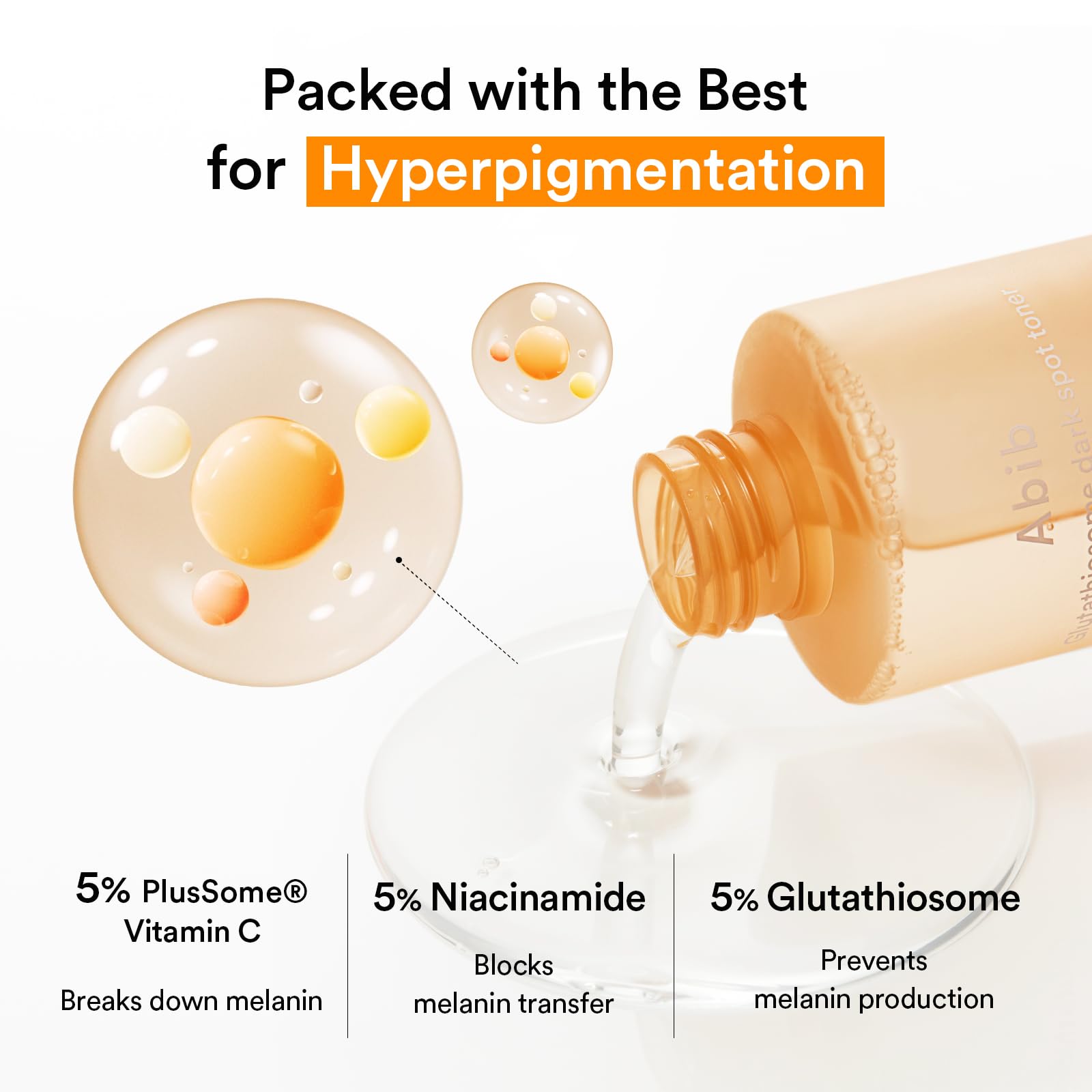 Abib packaging showcases the 6.76 fl oz generous bottle.