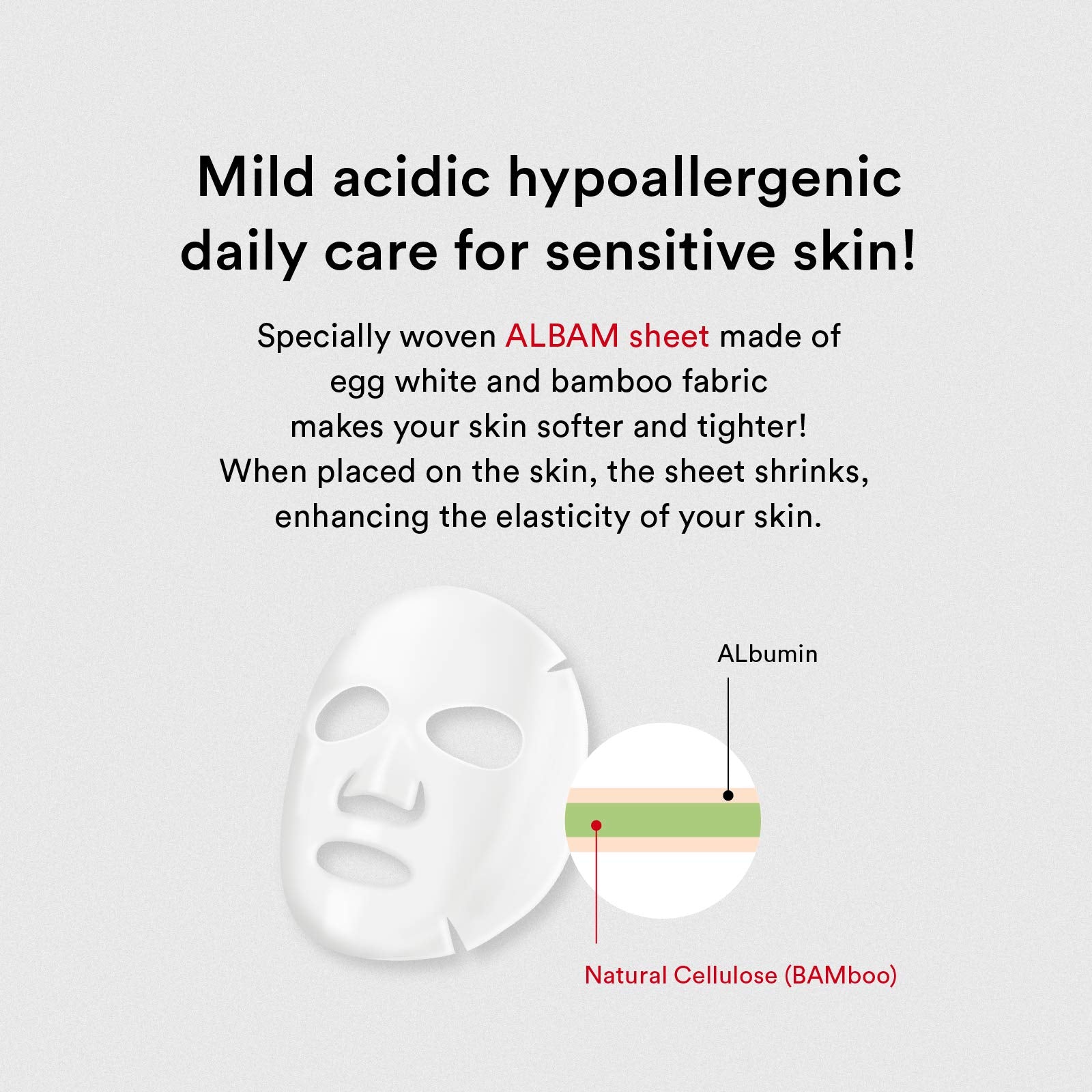 Abib Heartleaf Fit mask on the face delivers soothing, gentle treatment