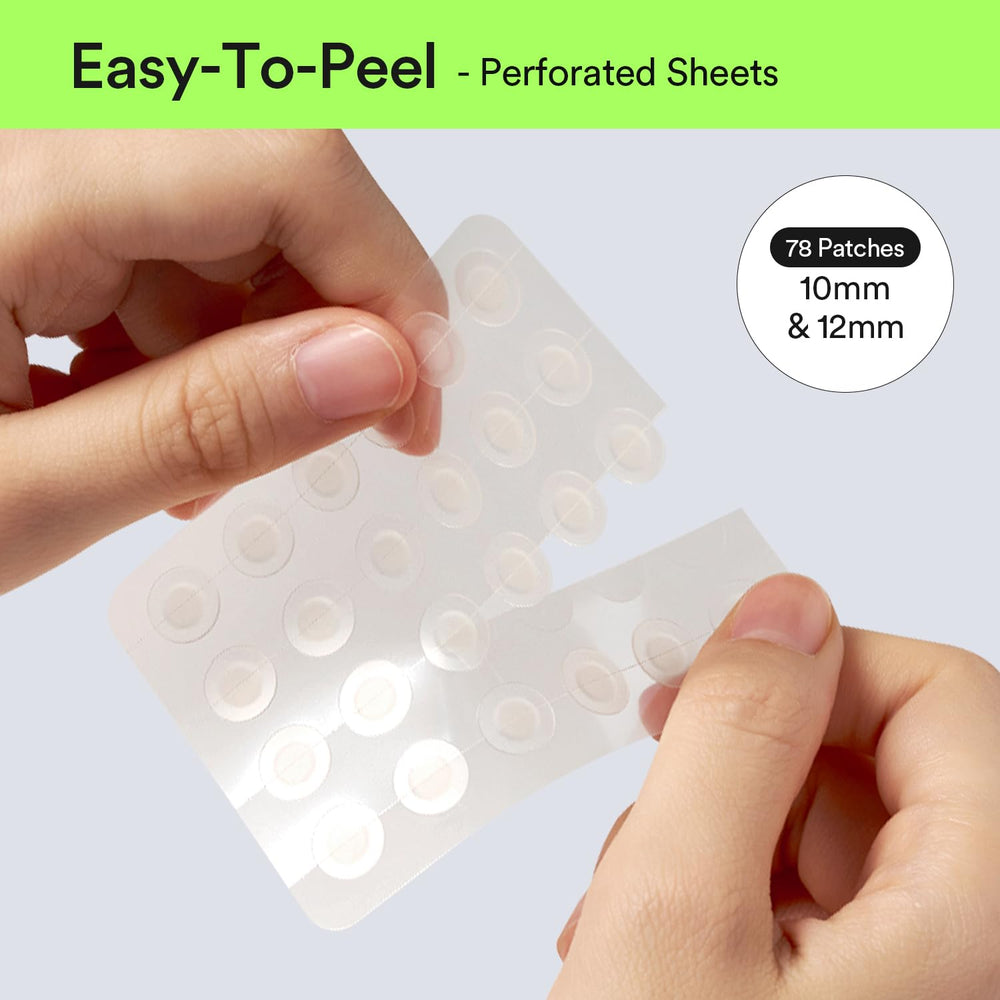 Tea tree formula component visual highlighting soothing properties.
