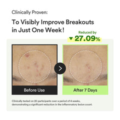 Abib Heartleaf TECA Capsule Serum being applied to the skin.