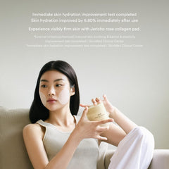 Abib Jericho Rose Collagen Pad on hand showing easy-to-use pack.