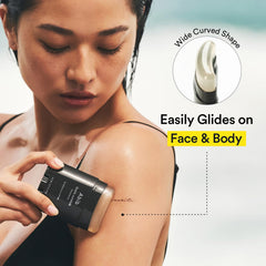 Abib Quick Sunstick handsfree design enables mess-free reapplication.