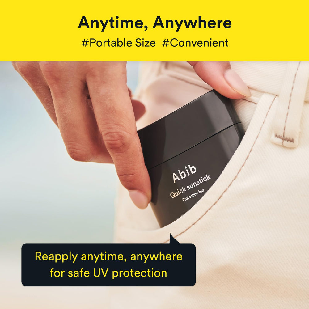 Abib Quick Sunstick ideal for sports and outdoor adventures with easy reapplication.