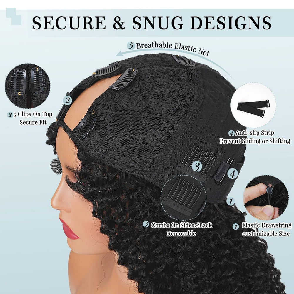 Abijale 200% density offers fuller curls with light, breathable wear.