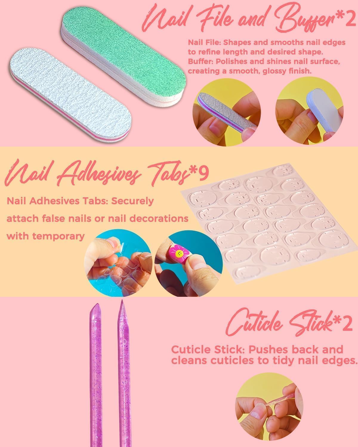ABOLINE pastel nail art stickers spark creative designs