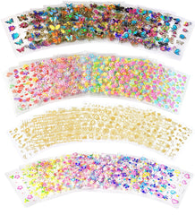 ABOLINE floral nail stickers for delicate flower accents.