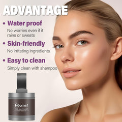 Abomet Hairline Powder sponge puff for precise root color application