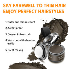 Abomet gray roots covered with long-lasting, natural-looking color.