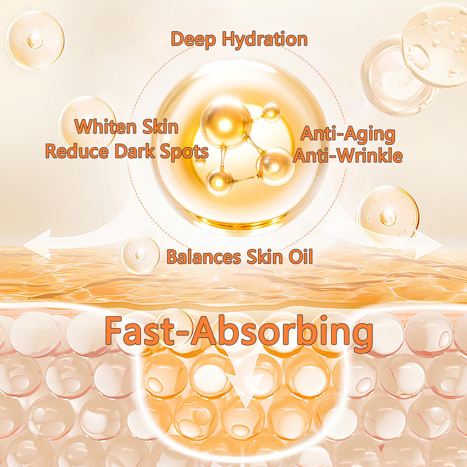 ABOTE vitamin c derivative brighten visual for radiant skin