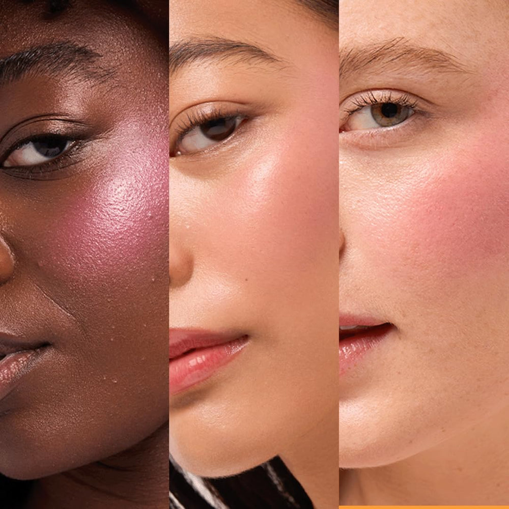 about-face Blush Rush with jojoba oil nourishes and conditions skin