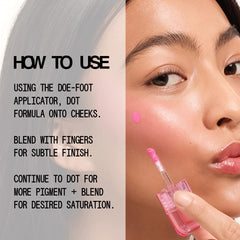 about-face Blush Rush packaging highlights vegan and cruelty-free commitment