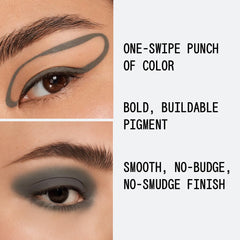 About Face Matte Fluid Eye Paint precise applicator for clean, beginner-friendly application