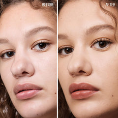 About-face The Performer olive to neutral swatches across diverse skin tones.