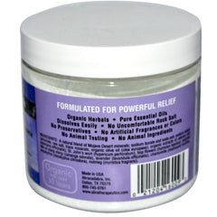 Abra Stress Therapy Sea Salt Bath in a bath scene highlighting lavender calm and tension relief.