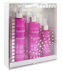 abril et nature anti-frizz shampoo bottle promotes smooth, hydrated hair after use