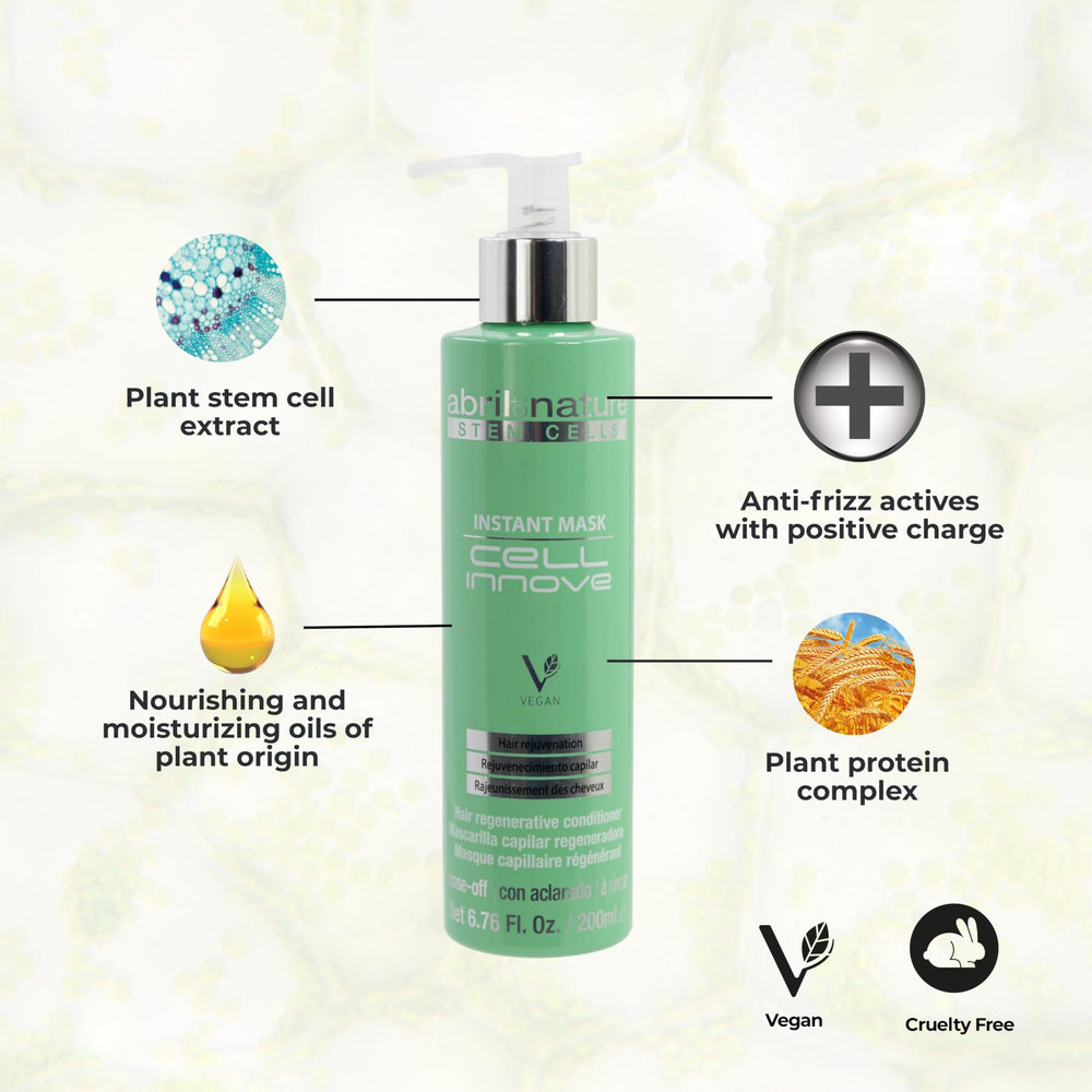 abril et nature Cell Innove hydration and elasticity scene for healthier hair.