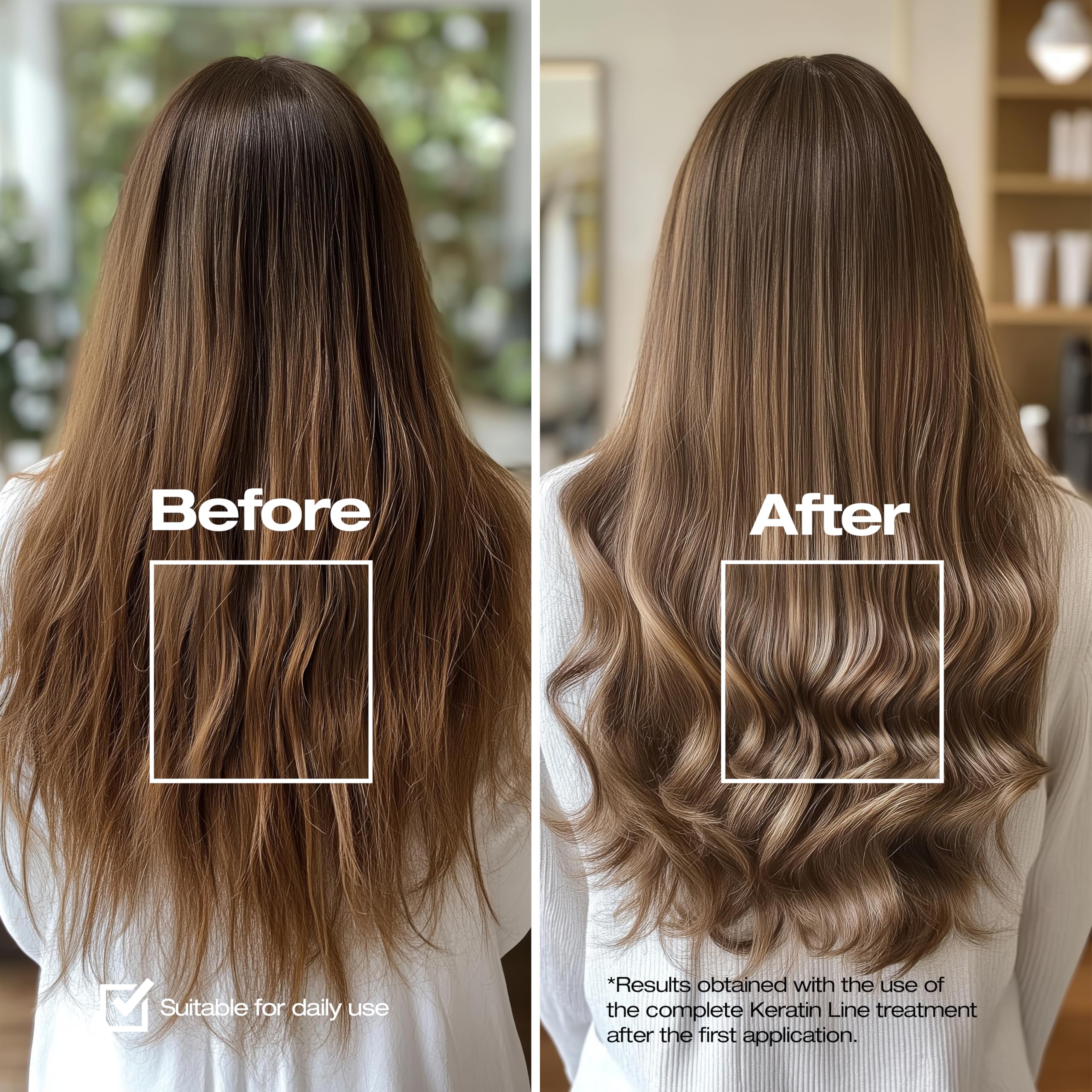 Abril Et Nature Instant Mask Keratin application mid-length to ends for deep conditioning