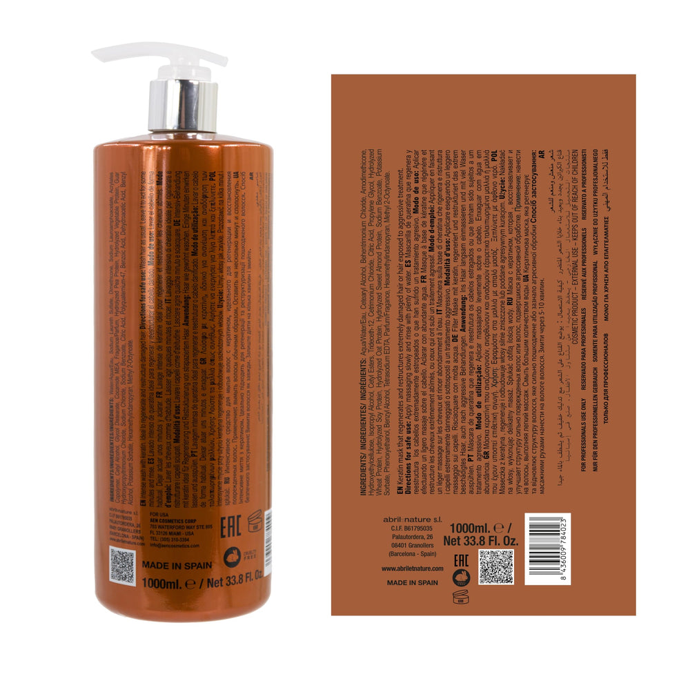 Abril Et Nature Instant Mask Keratin coconut oil presence for nourishment