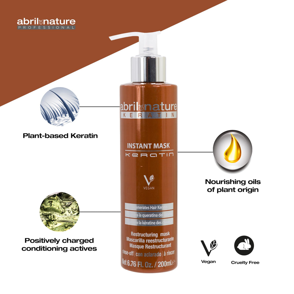 Abril Et Nature Instant Mask Keratin rich cream texture indicating intense hydration