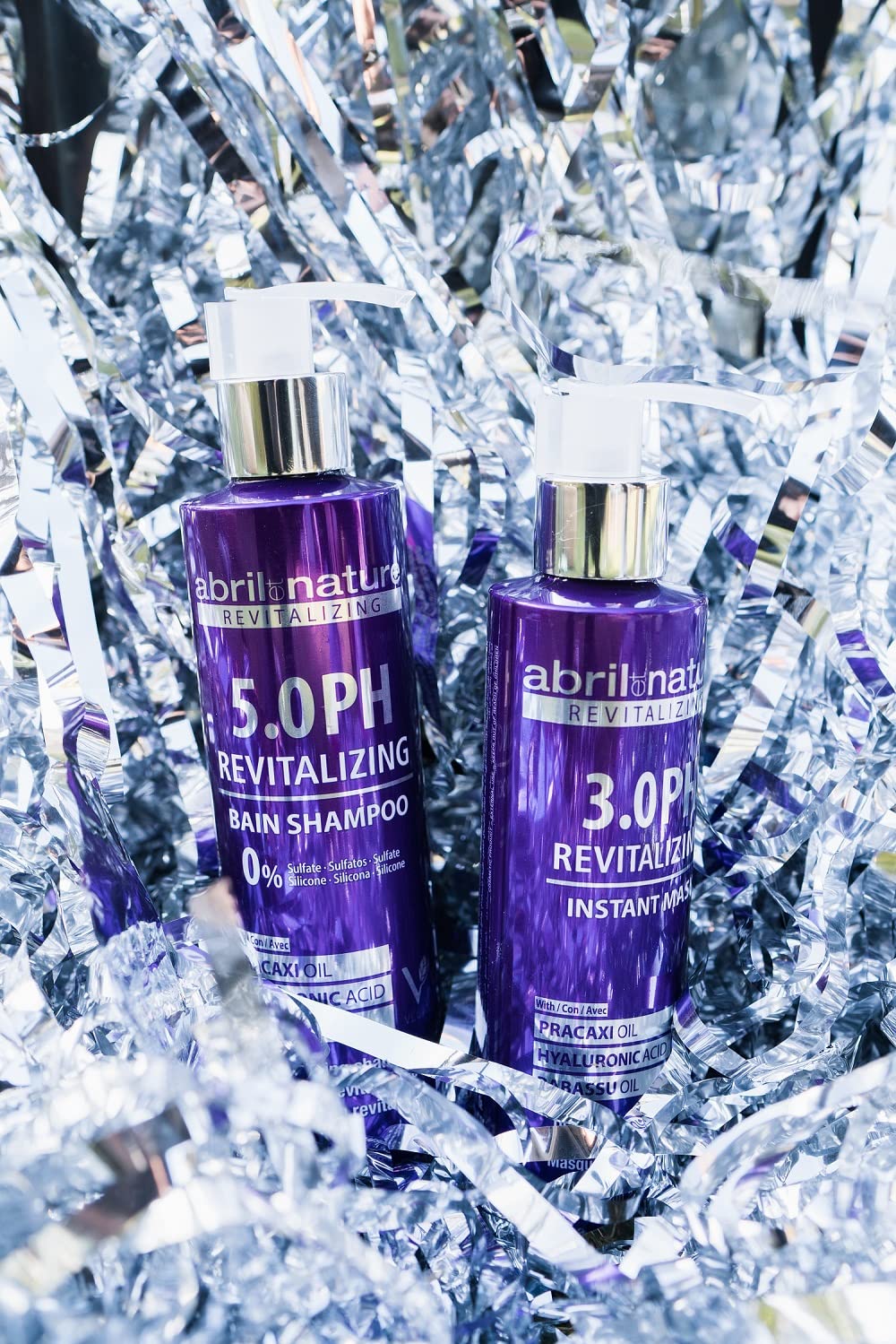 abril et nature Professional Mask 3.0 PH rinse leaves hair soft and hydrated.