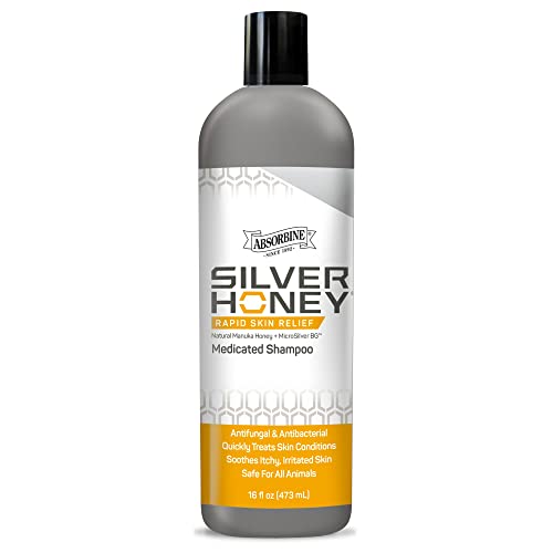 Absorbine Silver Honey Rapid Skin Relief Shampoo no fragrance or harsh chemicals