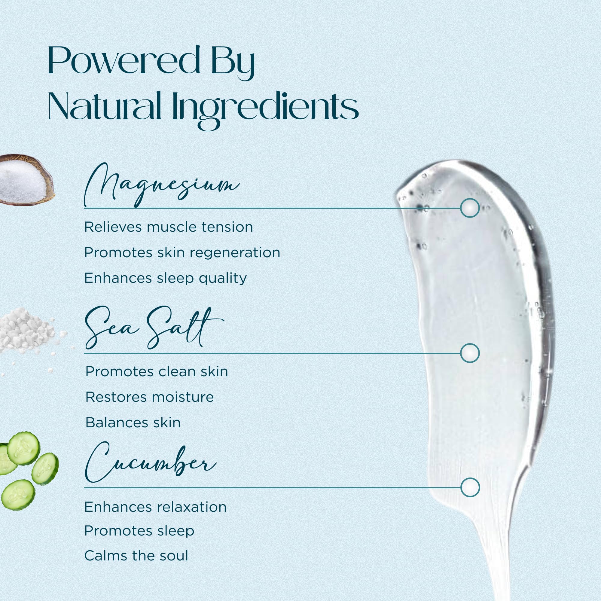 Abundant Natural Health Ocean Soothe Shampoo foam-lather texture on hair.