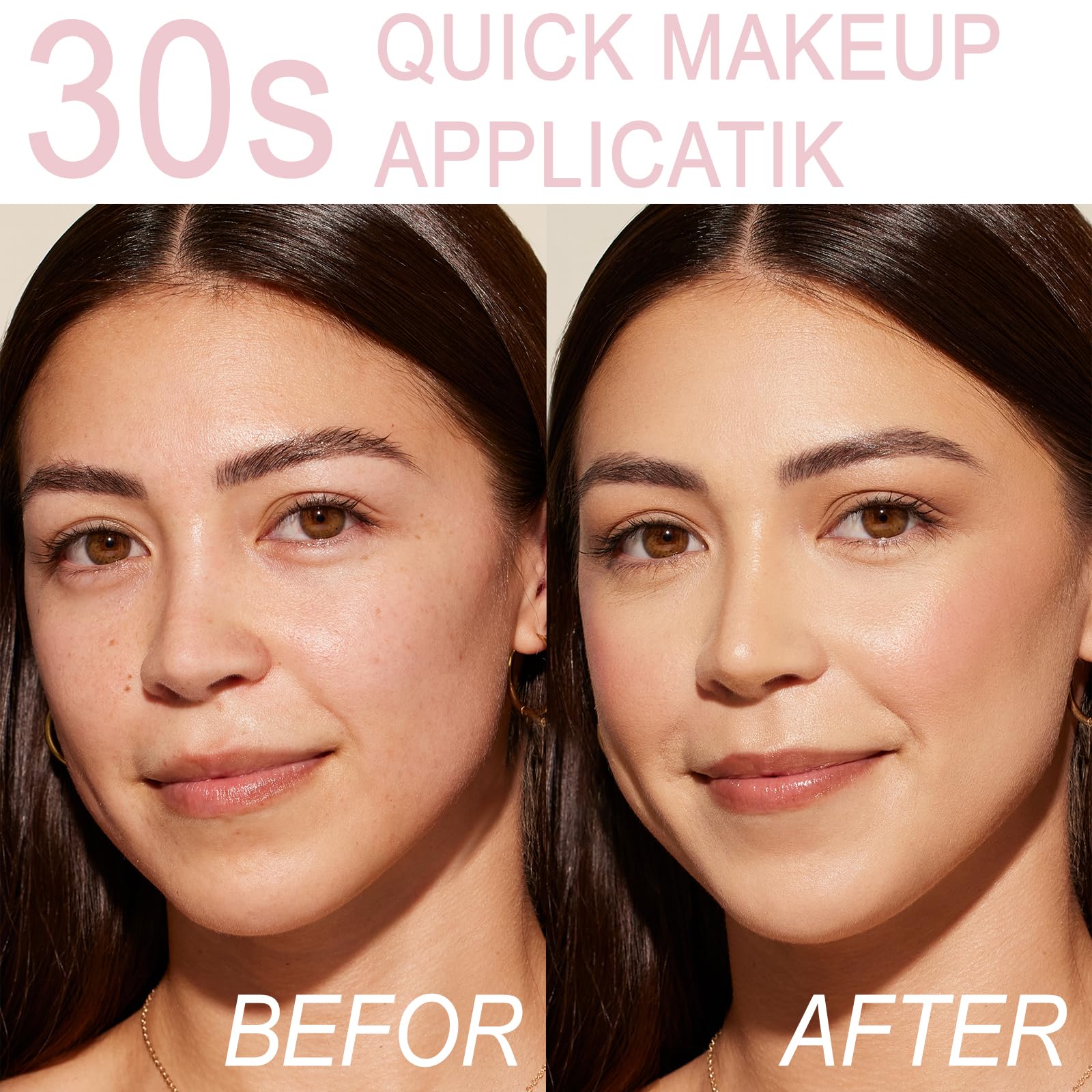 ABYST deep swatch demonstrates rich coverage without ashy undertones