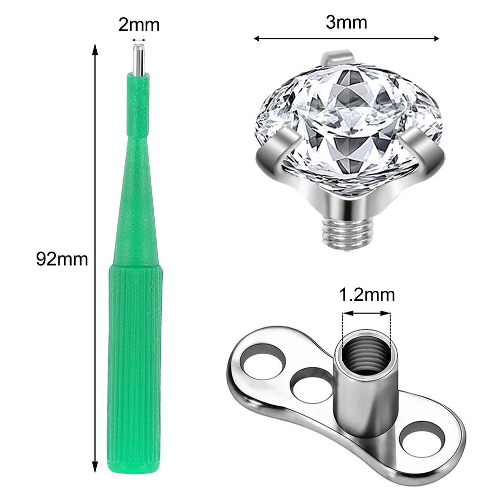 AccGin stainless steel dermal punch edge delivers clean, precise cuts for piercing tasks.