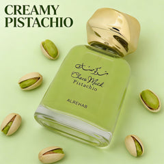 A CENTER Choco Musk Pistachio opening notes deliver a fresh, nutty impression.