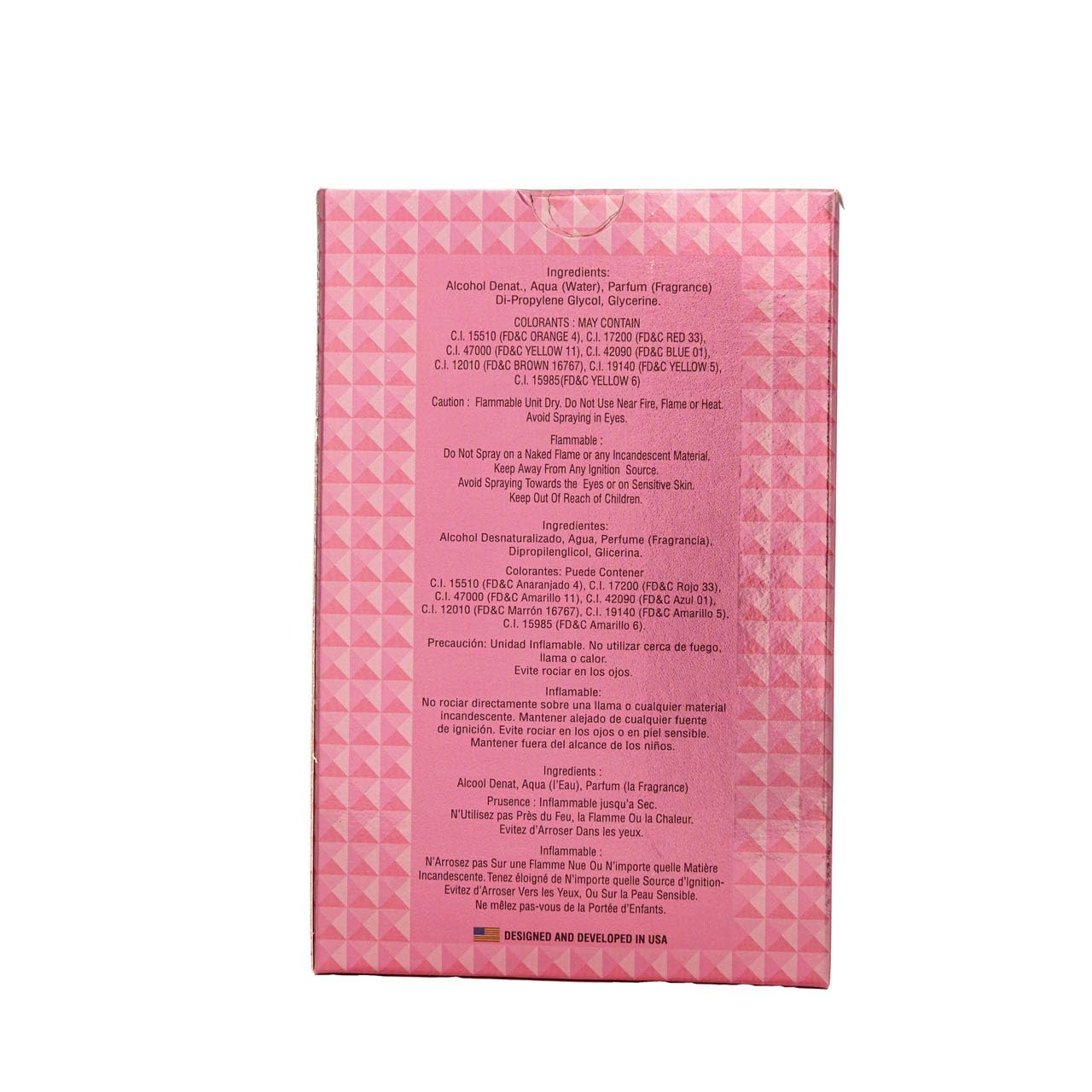 A CENTER Milano perfume vanilla detail adds soft warmth