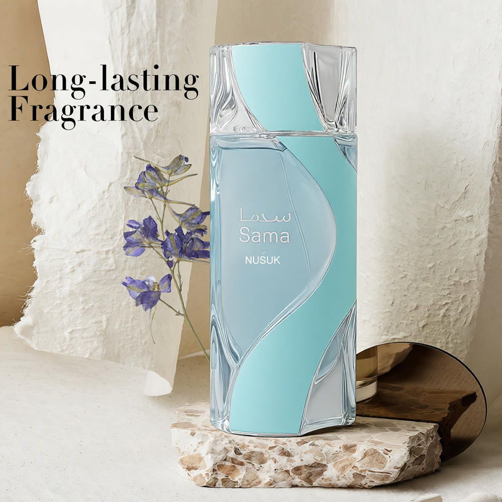 Nusuk Sama on skin reveals warm gourmand aura.