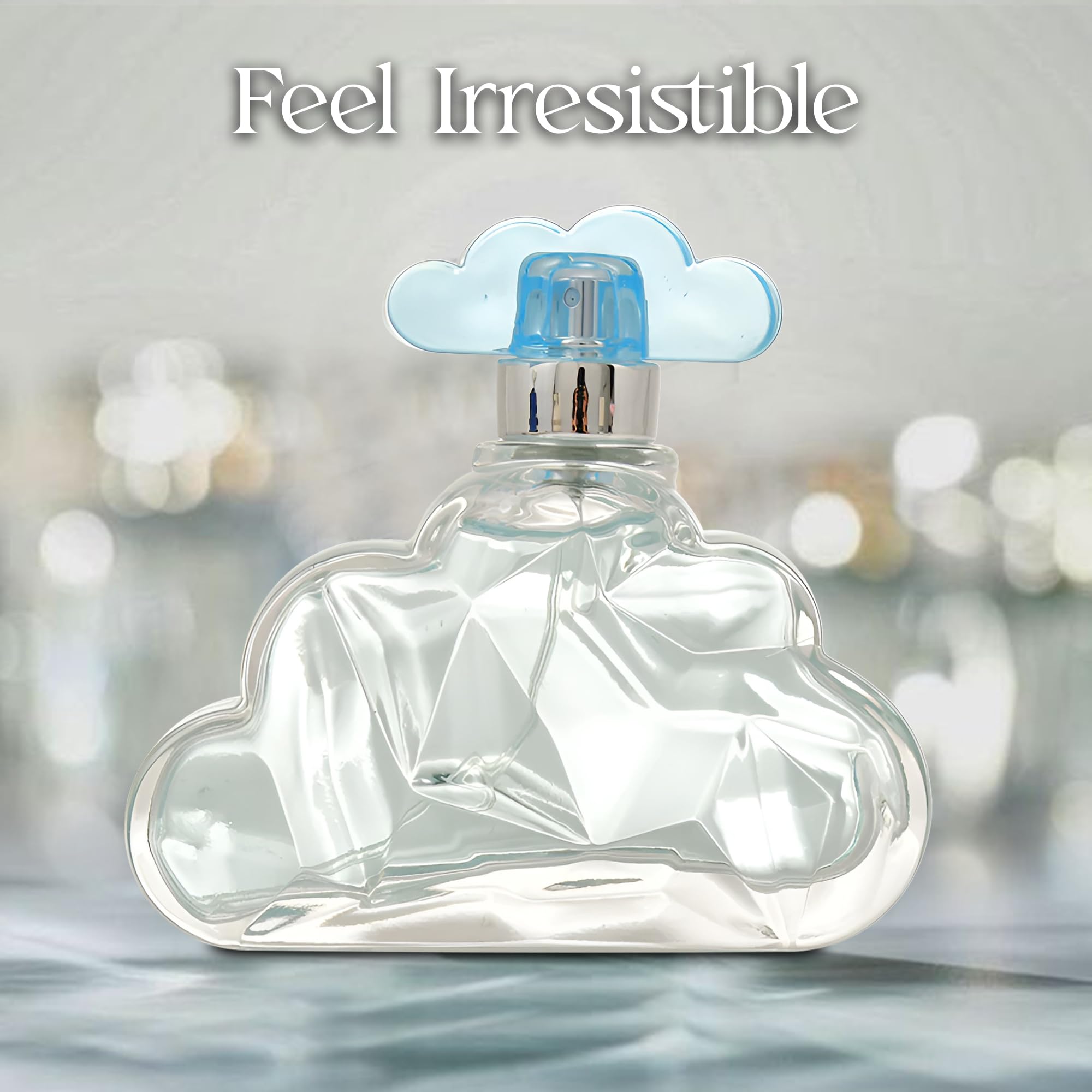 Close-up of Soft Cloud bottle cap emphasizes coconut and vanilla orchid notes.