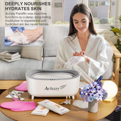 Digital temperature display on Achzzy paraffin wax warmer
