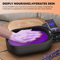 Achzzy paraffin bath inner chamber ready for hands and feet care
