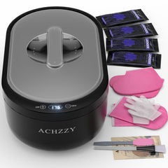 Achzzy wax machine front view for a compact home spa setup