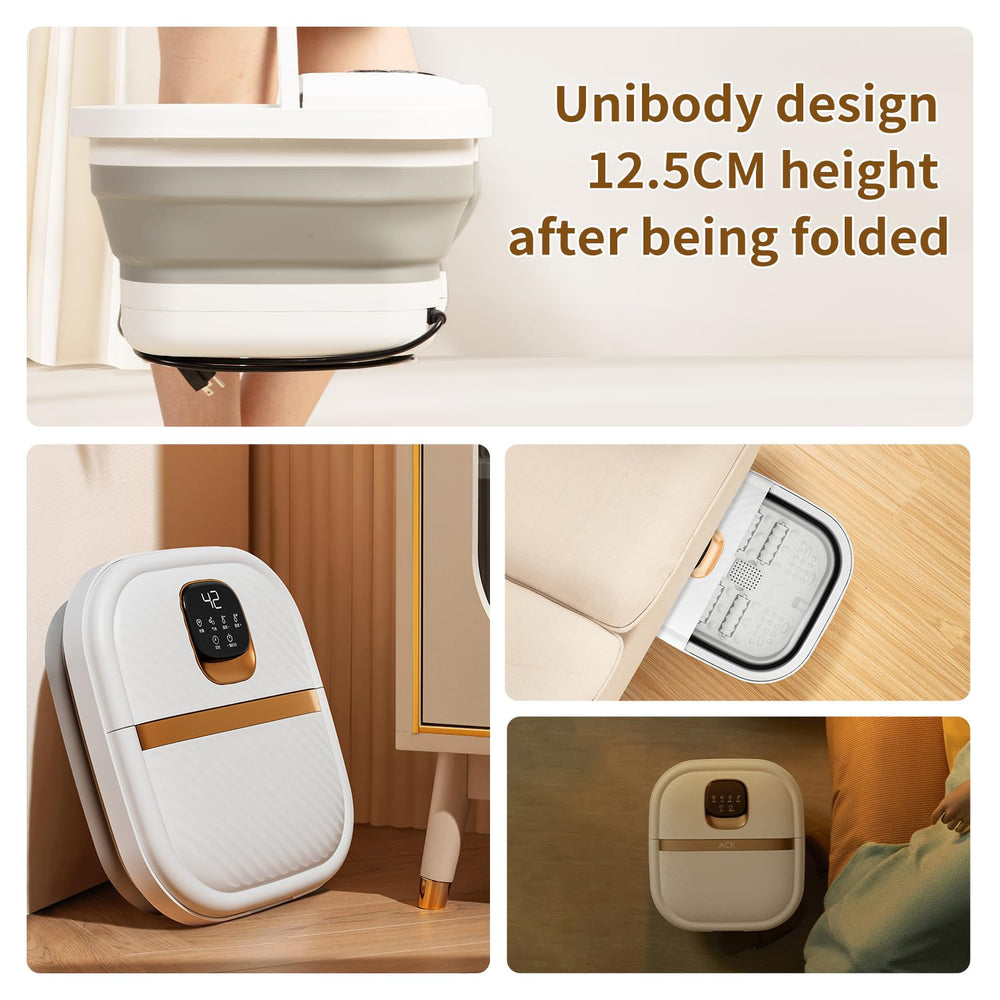 ACKLEAP six-roller massage targets the entire sole for relaxation.
