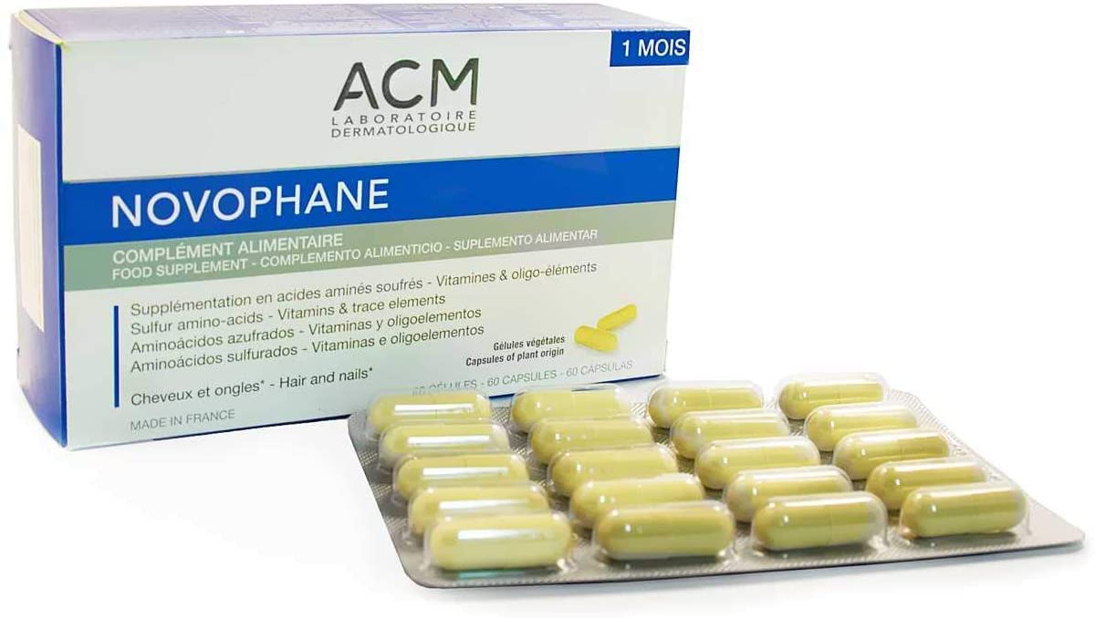 ACM Novophane Caps person taking capsules during a busy day